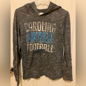 Women’s NFL Carolina Panthers Lightweight Vintage Hoodie Size L